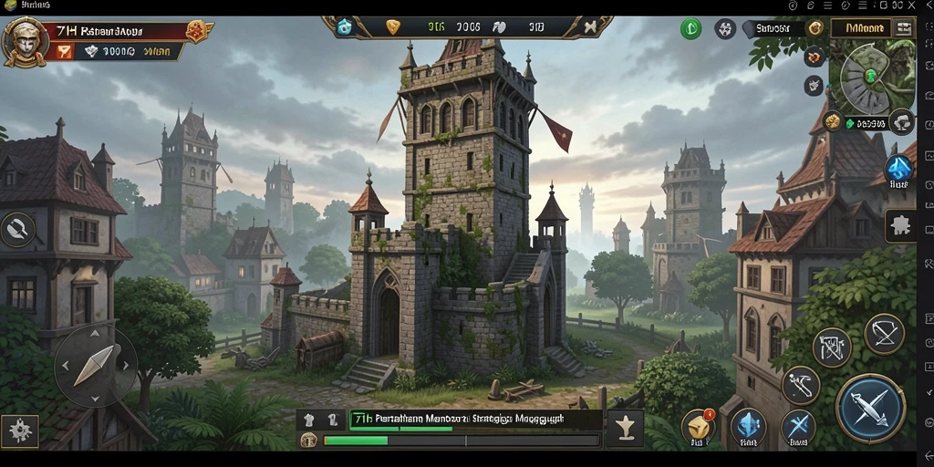 Tangkapan layar gameplay <strong>71H</strong> menampilkan aksi seru dalam Tower Defense.
