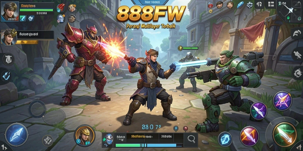 Tampilan mengesankan dari pertempuran taktis di 888FW.