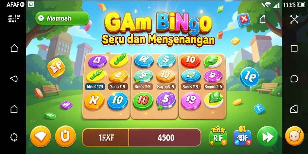 Tampilan menarik dari gameplay Bingo AFAF yang penuh keseruan.
