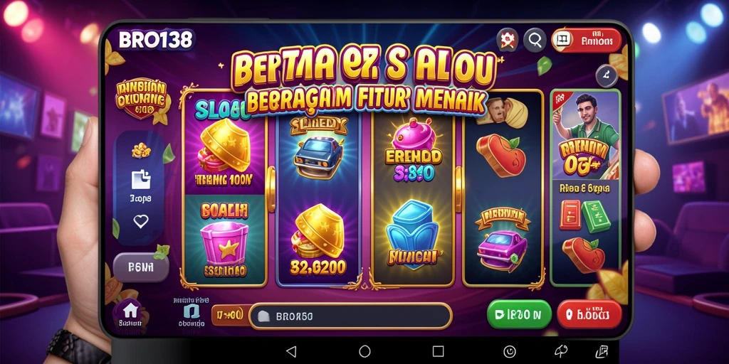 Tampilan menarik dari gameplay Slot BRO138 yang mendebarkan.