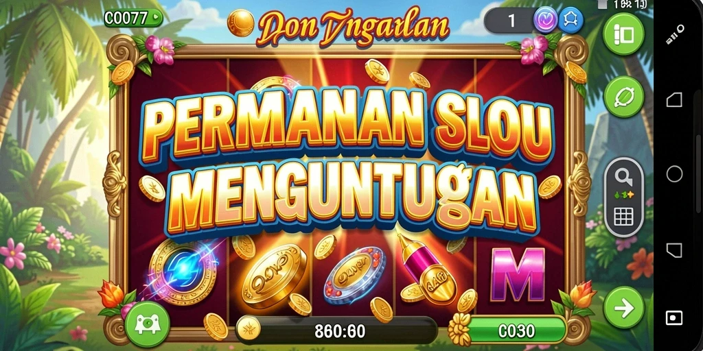 Tampilan grafis yang menakjubkan dari gameplay Slot.