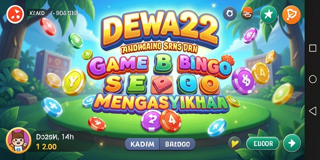 Tampilan gameplay menarik di DEWA22 dengan elemen Bingo yang seru.