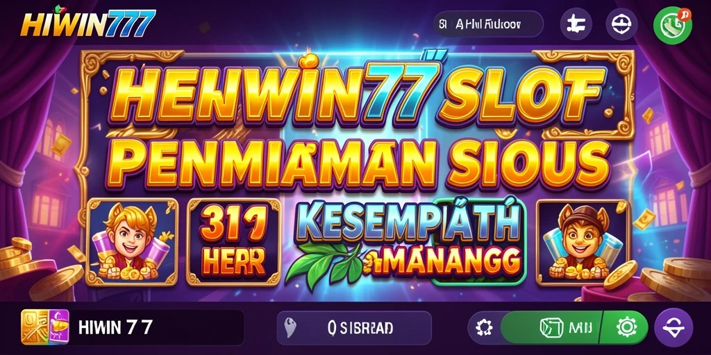 Tangkapan layar gameplay Slot yang menarik di HIWIN777.