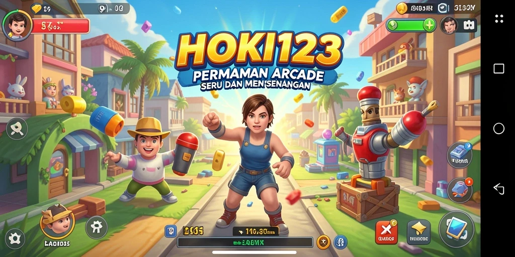 Tampilan gameplay HOKI123 yang menarik dan seru.