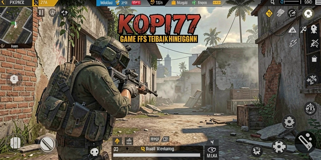 Screenshot gameplay KOPI77 menampilkan aksi pertempuran yang mendebarkan.