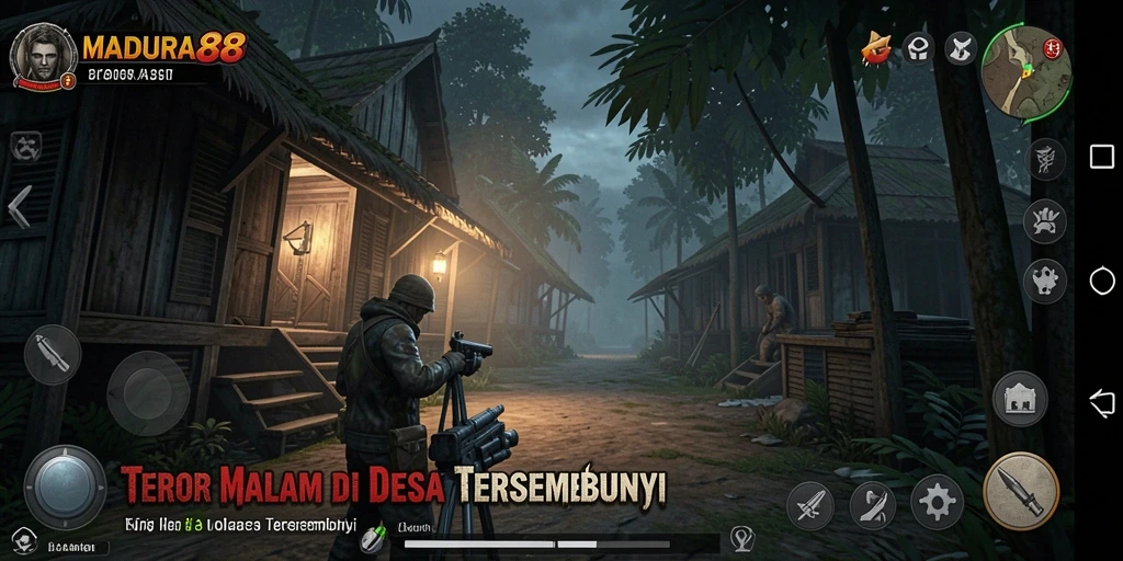 Gameplay menakutkan di malam yang gelap di MADURA88.
