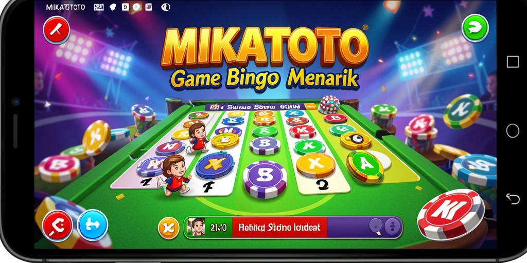 Screenshot gameplay MIKATOTO menampilkan suasana bermain Bingo yang seru.