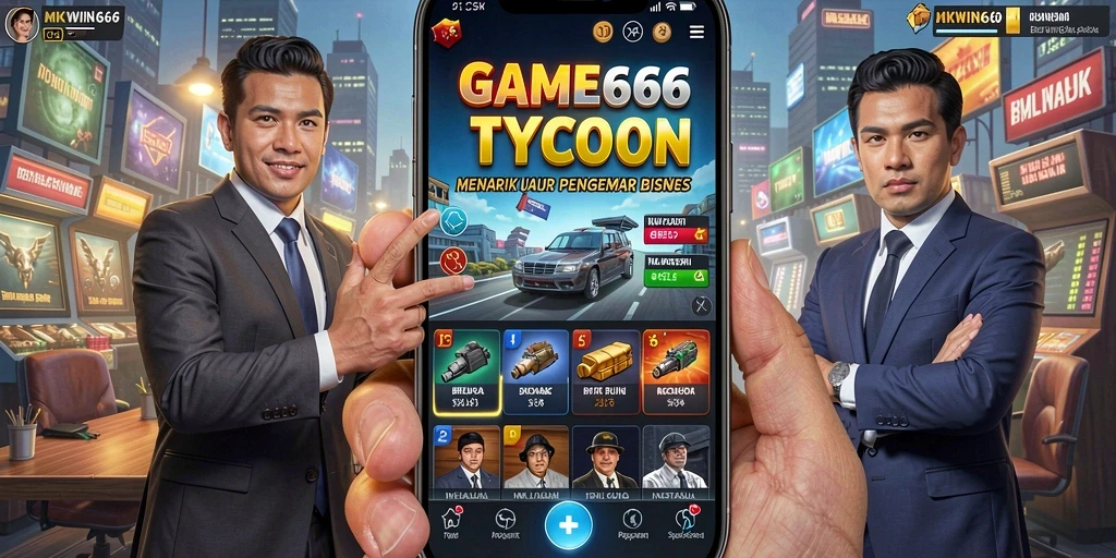 Tampilan screenshot gameplay MKWIN666 yang menampilkan keseruan bisnis Tycoon.
