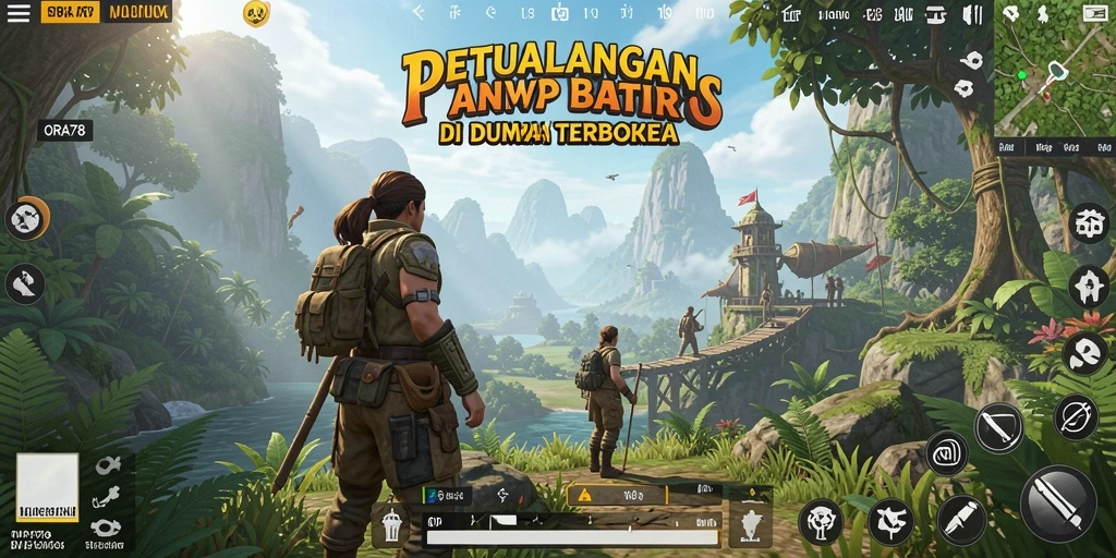 Gameplay ORA78 yang menakjubkan dalam dunia terbuka.