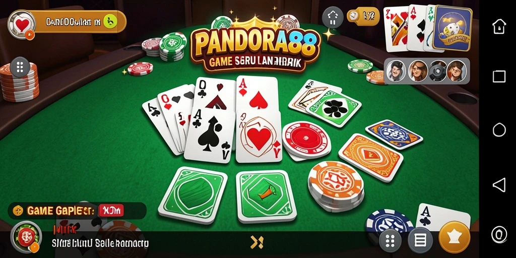 Gameplay seru Gaple dengan grafis yang menarik di PANDORA88.