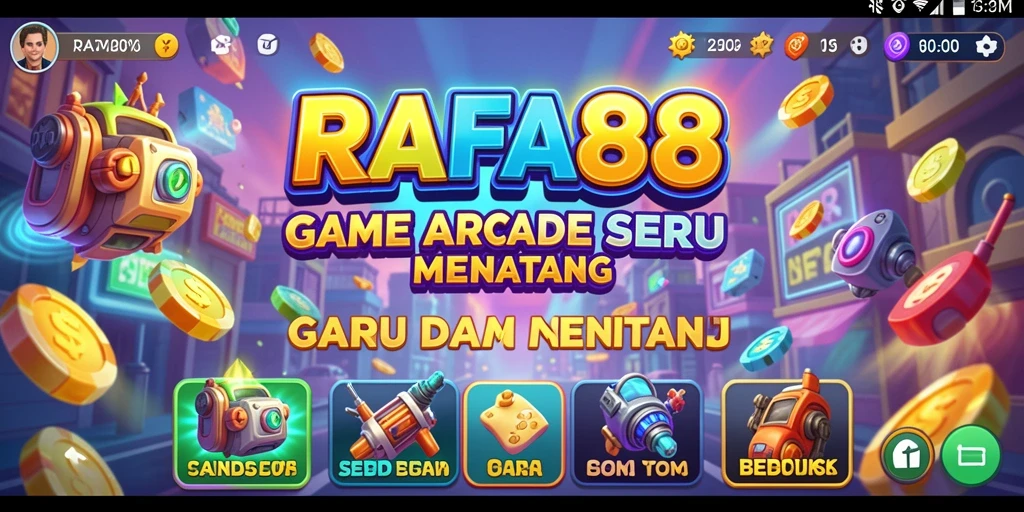 Tampilan gameplay RAFA88 yang menantang dan seru.