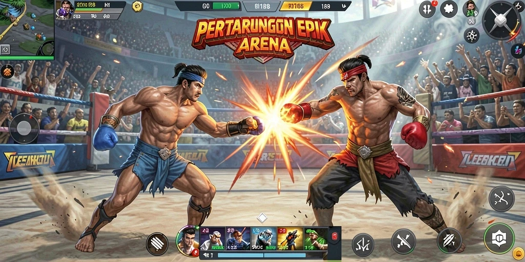 Tampilan screenshot game Fighting dengan aksi pertarungan yang mendebarkan.