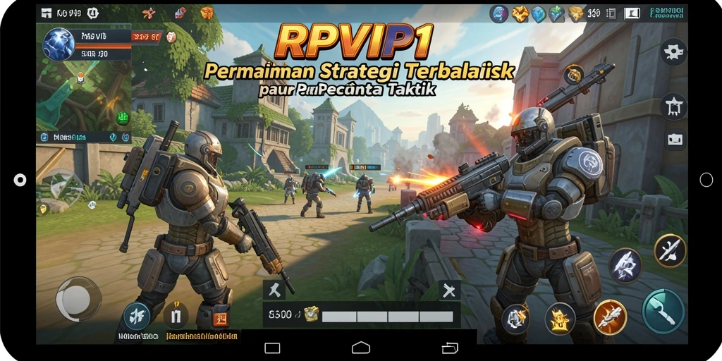 Screenshot gameplay RPVIP1 dengan aksi strategis yang mendebarkan.
