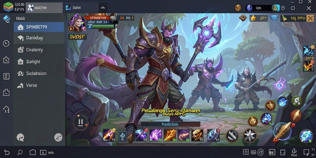 Tampilan gameplay menawan dari SPINBET99 dalam dunia ARPG.