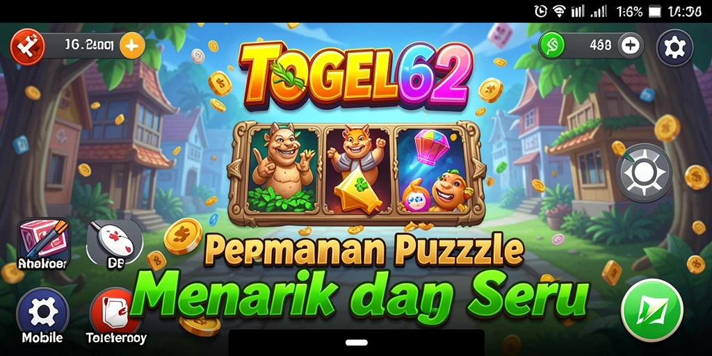 Tampilan gameplay TOGEL62 yang menantang dan seru.