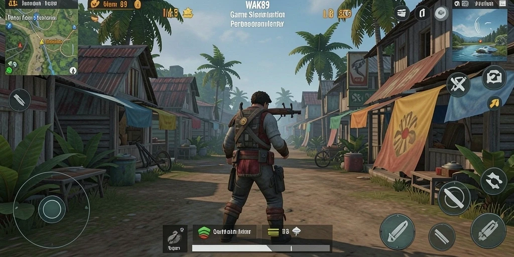Tampilan gameplay WAK89 yang menggugah semangat dan realistis.