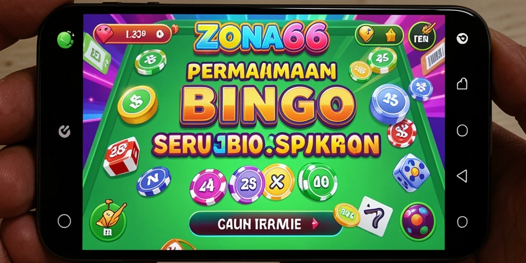 Tampilan menarik dari gameplay Bingo di ZONA66.